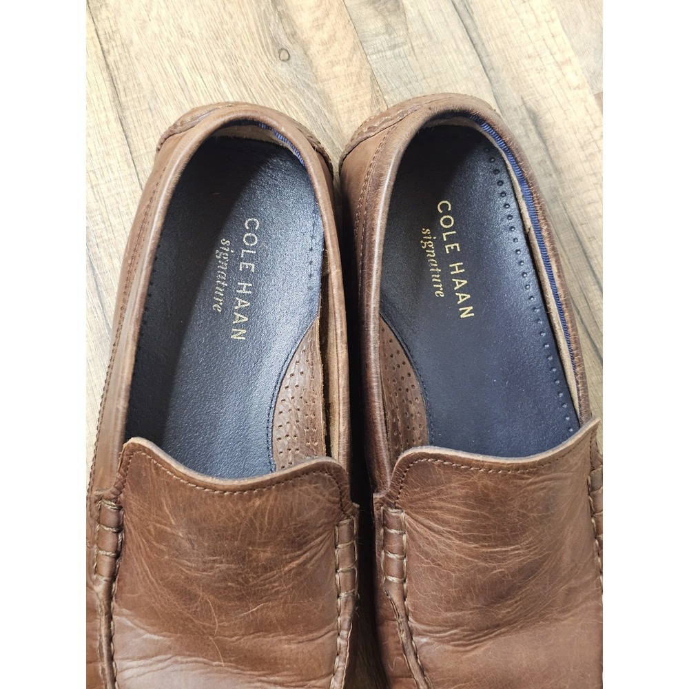 Cole Haan Leather Driving Loafers Men's Size 9.5 Brown Casual Slip On - Picture 10 of 10